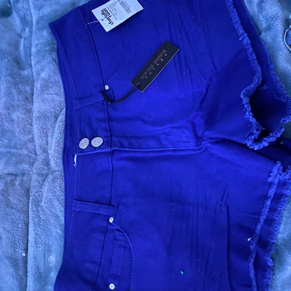 jean short shorts blue never worn